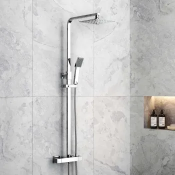 Galway Premium Square Thermostatic Shower Set