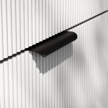 Matt Black Flat Furniture Handle