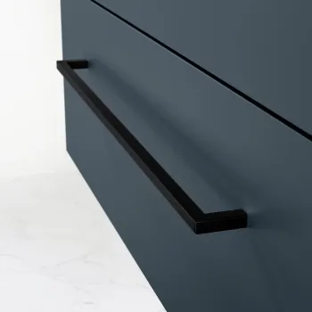 Matt Black Handle for Elba Wall Hung Drawer Vanity 800mm