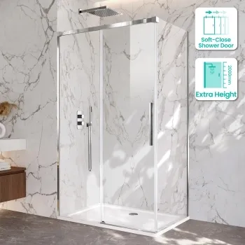 Lisbon 8mm Sliding Shower Enclosure 1200x700mm