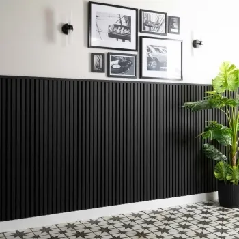 Trepanel® Black Wood Acoustic Wall Panel Trims