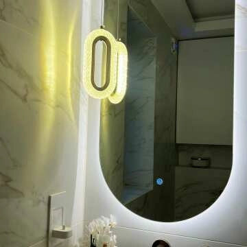 Emilee Oval Illuminated LED Mirror 1000x500mm