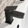 Lea Matt Black Basin Mixer Tap