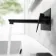 Soar Matt Black Wall Mounted Basin Mixer Tap