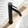 Selma Matt Black High Rise Basin Mixer Tap