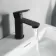 Avill Matt Black Basin Mixer Tap