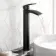 Spey Matt Black High Rise Basin Mixer Tap