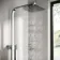 Skye Square Chrome Thermostatic Bath Filler Shower Set