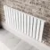 Faro White Single Flat Panel Horizontal Radiator 450x980mm