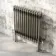 Athens Raw Metal Double Column Horizontal Traditional Radiator 600x605mm