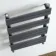 Santorini Anthracite Flat Panel Heated Towel Rail 1000x450mm