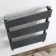 Santorini Anthracite Flat Panel Heated Towel Rail 1200x600mm