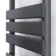 Santorini Anthracite Flat Panel Heated Towel Rail 1200x600mm