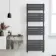 Santorini Anthracite Flat Panel Heated Towel Rail 1600x600mm