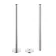 Chrome Pipe Connectors For Heated Towel Rails & Radiators (Pair) 300mm
