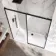 Lisbon Matt Black 8mm Soft-Closing Sliding Shower Door 1600mm