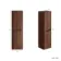 Sorrento Fluted Black Walnut Wall Hung Tall Cabinet 1400x400mm