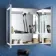 Haisley Illuminated LED Mirror Cabinet 600x600mm