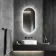 Emilee Oval Illuminated LED Mirror 1000x500mm