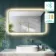 Mila Brushed Brass Backlit Illuminated LED Mirror With BLUETOOTH Speaker 600x1000mm