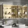 Willow Brushed Brass Illuminated LED Mirror Cabinet With BLUETOOTH Speaker & USB Port 700x1200mm
