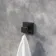 Isla Matt Black Square Robe Hook