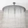 Ballina Premium Ceiling Chrome Round Thermostatic Shower Set - 400mm Head