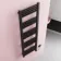 Valetta Electric Matt Black Square Heated Towel Rail 1600x450mm