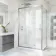 Hamburg Easy Clean 8mm Sliding Shower Enclosure 1100x900mm - Easy Fix Feature