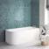 Oakham 1700 Space Saving Bath - Right Handed ( Excludes Bath Panel)