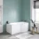 P Shaped 1500 Bath with Front Panel - Right Handed