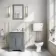 Hudson Traditional Toilet With Low-Level Cistern and Dove Grey Wooden Seat