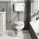 Hudson Traditional Toilet With Low-Level Cistern and Chalk White Wooden Seat