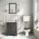 Hudson Traditional Toilet With Low-Level Cistern and Graphite Grey Wooden Seat