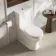 Alma Traditional Rimless Close Coupled Toilet With Premium Soft Close Slim Seat