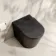 Loma Matt Black Rimless Back To Wall Toilet With Premium Soft Close Seat