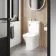 Brooklyn 2-In-1 Combined Wash Basin & Rimless Toilet With Soft Close Seat