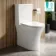 Brooklyn Rimless Comfort Height Close Coupled Toilet With Soft Close Seat