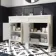 Bermuda Chalk White Double Basin Vanity 1200mm