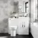 Avon Gloss White Combination Vanity Basin and Aruba Toilet 1000mm