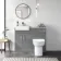 Harper Stone Grey Combination Vanity Basin with Marble Top & Aruba Toilet 1000mm