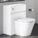 Foster Gloss White Back To Wall Unit and Boston Toilet