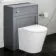 Traditional Dove Grey Back To Wall Unit and Boston Toilet