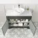 Lucia Graphite Grey Vanity with Marble Top & Oval Counter Top Basin 1030mm