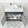 Lucia Inky Blue Vanity with Marble Top & Round Counter Top Basin 1030mm