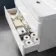 Corsica Gloss White Basin Drawer Vanity 1000mm