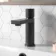 Tyne Matt Black Basin & Bath Mixer Tap Set