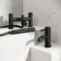 Trent Matt Black Basin & Shower Bath Mixer Tap Set