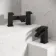 Welland Matt Black Basin & Bath Mixer Tap Set