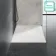 Berlin Rectangular Matt White Slate Effect SMC Composite Shower Tray 1200x800mm